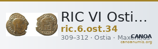 RIC VI Ostia 34 — CANOA