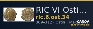 RIC VI Ostia 34 — CANOA