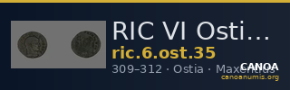 RIC VI Ostia 35 — CANOA