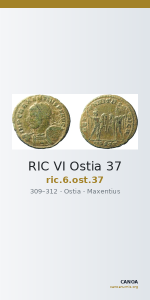 RIC VI Ostia 37 — CANOA