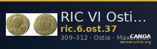 RIC VI Ostia 37 — CANOA