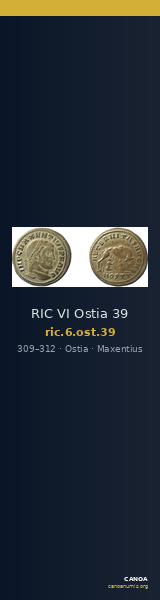 RIC VI Ostia 39 — CANOA