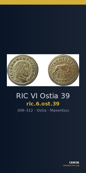 RIC VI Ostia 39 — CANOA