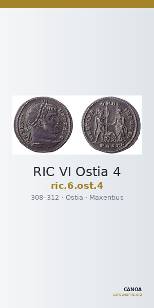 RIC VI Ostia 4 — CANOA