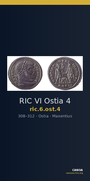 RIC VI Ostia 4 — CANOA