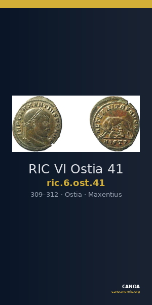 RIC VI Ostia 41 — CANOA