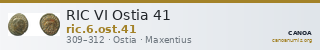 RIC VI Ostia 41 — CANOA