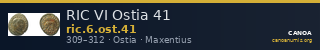 RIC VI Ostia 41 — CANOA