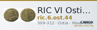RIC VI Ostia 44 — CANOA