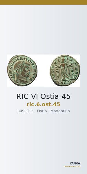 RIC VI Ostia 45 — CANOA