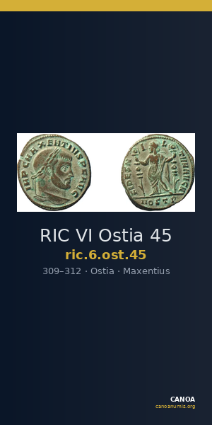 RIC VI Ostia 45 — CANOA