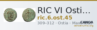 RIC VI Ostia 45 — CANOA