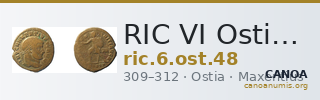 RIC VI Ostia 48 — CANOA
