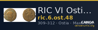RIC VI Ostia 48 — CANOA