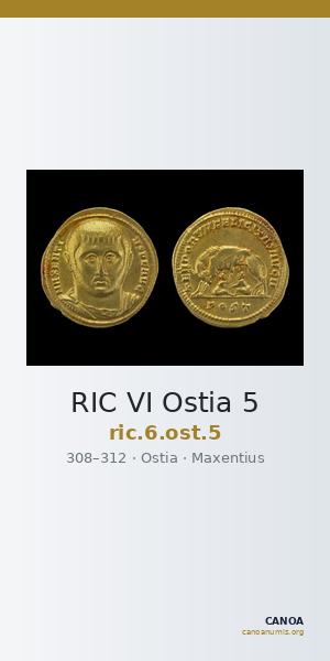 RIC VI Ostia 5 — CANOA