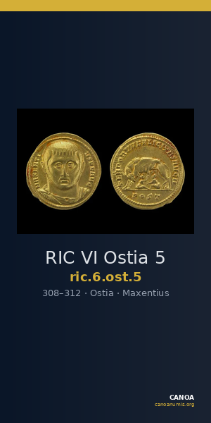 RIC VI Ostia 5 — CANOA