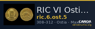 RIC VI Ostia 5 — CANOA