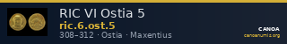 RIC VI Ostia 5 — CANOA