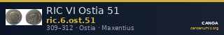 RIC VI Ostia 51 — CANOA