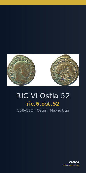 RIC VI Ostia 52 — CANOA
