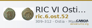 RIC VI Ostia 52 — CANOA