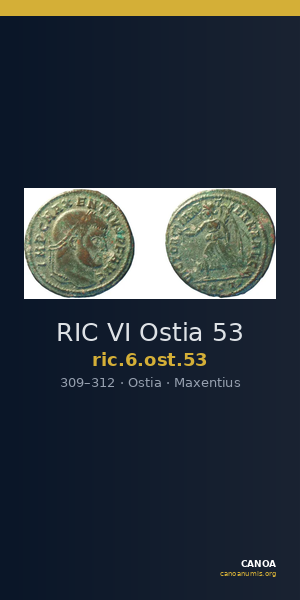 RIC VI Ostia 53 — CANOA