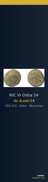 RIC VI Ostia 54 — CANOA