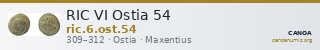RIC VI Ostia 54 — CANOA