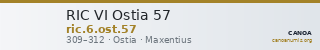 RIC VI Ostia 57 — CANOA