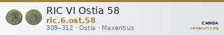RIC VI Ostia 58 — CANOA