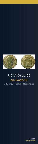 RIC VI Ostia 59 — CANOA