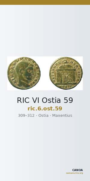 RIC VI Ostia 59 — CANOA