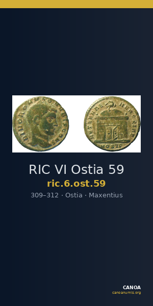 RIC VI Ostia 59 — CANOA
