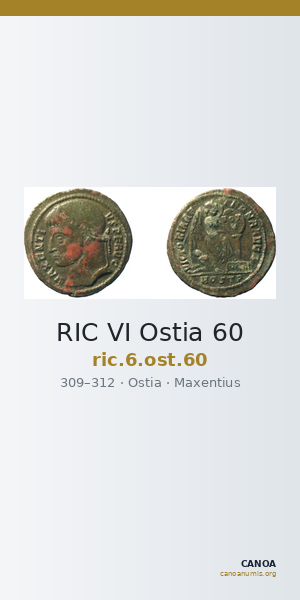 RIC VI Ostia 60 — CANOA