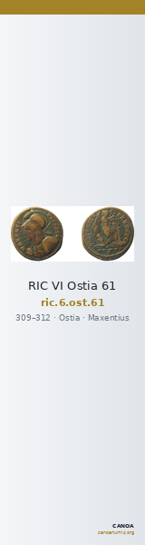 RIC VI Ostia 61 — CANOA