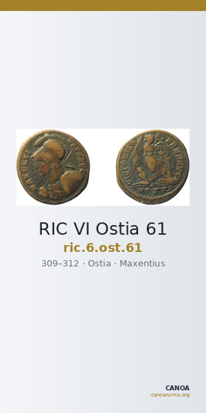 RIC VI Ostia 61 — CANOA