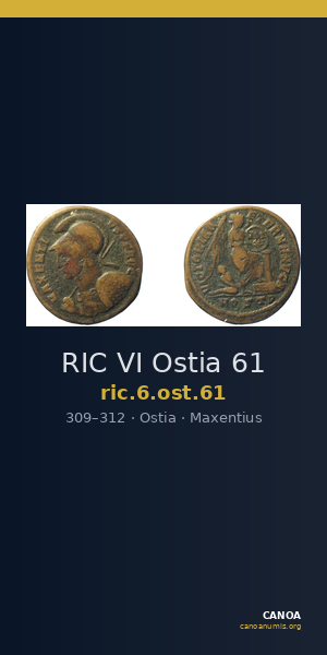 RIC VI Ostia 61 — CANOA
