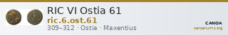 RIC VI Ostia 61 — CANOA