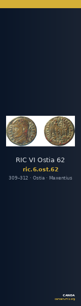 RIC VI Ostia 62 — CANOA