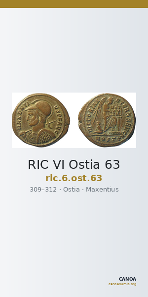 RIC VI Ostia 63 — CANOA