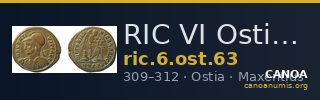 RIC VI Ostia 63 — CANOA