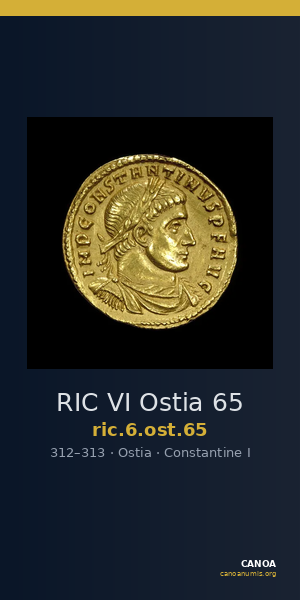 RIC VI Ostia 65 — CANOA