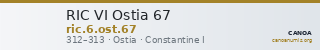 RIC VI Ostia 67 — CANOA