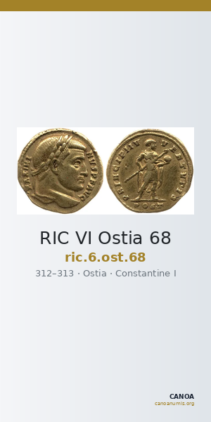 RIC VI Ostia 68 — CANOA