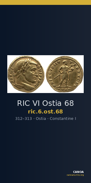 RIC VI Ostia 68 — CANOA