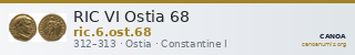 RIC VI Ostia 68 — CANOA