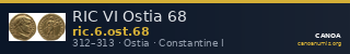 RIC VI Ostia 68 — CANOA