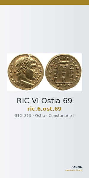 RIC VI Ostia 69 — CANOA