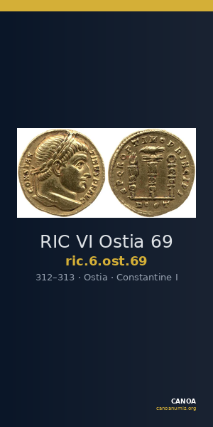 RIC VI Ostia 69 — CANOA