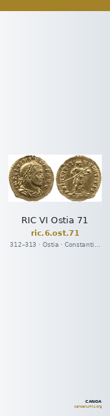 RIC VI Ostia 71 — CANOA